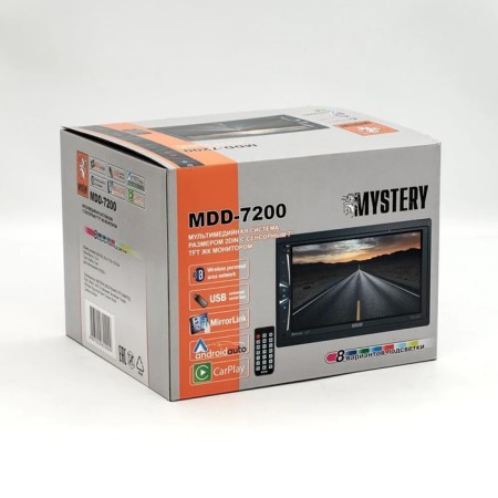 MYSTERY 2 DIN MDD-7200, 6.9 ", Bluetooth, USB, SD, AUX, PU-5