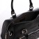 Women's bag on the zipper David Jones, 2 external pockets, black color
