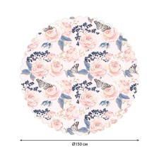 The tablecloth “Tender composition”, round, Saten, d = 150 cm