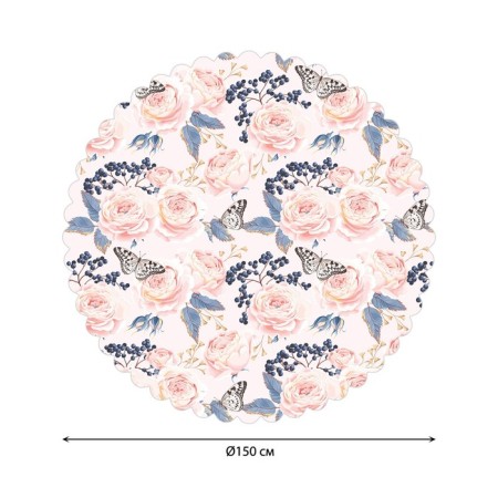 The tablecloth “Tender composition”, round, Saten, d = 150 cm