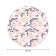 The tablecloth “Tender composition”, round, Saten, d = 150 cm