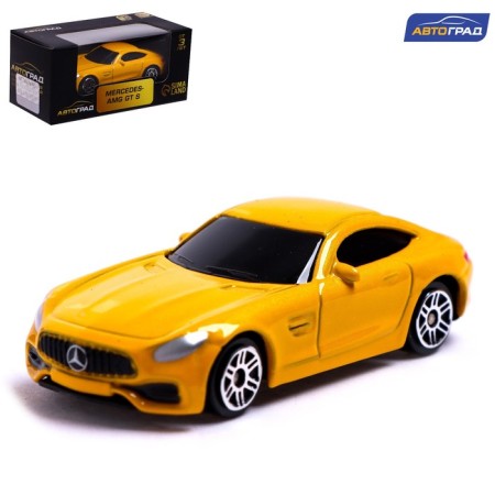 Metal Mercedes-AMG GT S, 1:64, yellow color