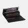 Women's wallet on magnets, black color