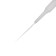 RUBLOFF brush from snow-white synthetics series White Liner No. 1, short white handle, Soft-Touch clip covering