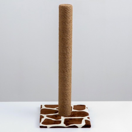 High and thick column claws, sisal, 35 x 35 x 82 cm, mix of flowers-1