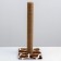 High and thick column claws, sisal, 35 x 35 x 82 cm, mix of flowers