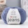 Yarn "Jeans" 55% cotton, 45% acrylic 160m/50g (68 jeans)