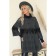 Cardigan female, size 48, gray color