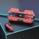 Wireless headphones K26, TWS, inserts, BT 5.0, 35/260 mAh, display, red