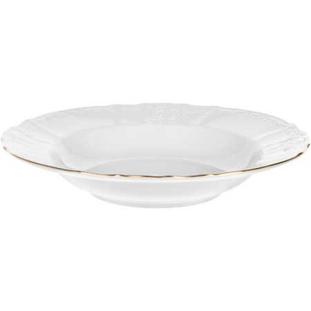 Deep bernadotte plate, decor "Gold Gold", 23 cm-2