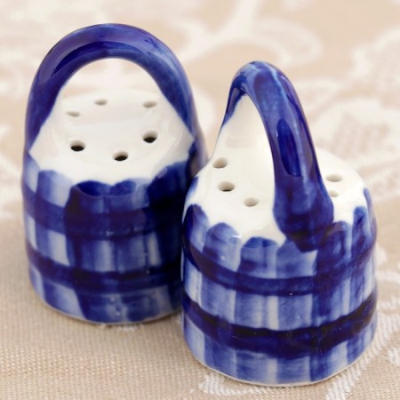 Set for spices "Lady with a rocker", 5 × 13 × 20 cm, gzhel-8