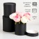 A set of round boxes 3 in 1, "Black", 16x16, 14x14, 12x12 cm