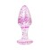 Toyfa anal plug, acrylic, purple color, 8 cm, D 2.8 cm