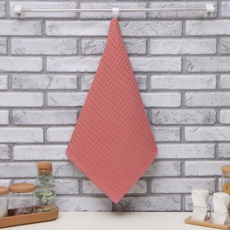 Toward "Dolyana" col. Puff 35x60 cm, 100% hl., large waffle 220 g/m2