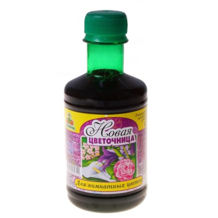 Liquid fertilizer for indoor plants "New Flower Wood", 0.25 liters