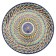 Largan Rishtan ceramics "Patterns", 36 cm, blue
