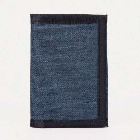 Male purse on Velcro Textura, blue color