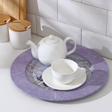 Lavender tray, d = 33 cm, metal