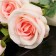 Artificial flowers "bush rose" 67 cm, pale pink