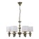 Ceiling light Gerhort G11094/6AB WT, 6x40W, E14, 80x64x64 cm, bronze color