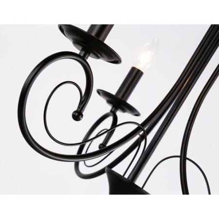 Suspended Ambrella Traditional Modern TR9606, E14, Black Color-4