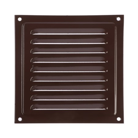 Ventilation grate Zein Lux RM1515KR, 150 x 150 mm, with a grid, metal, brown-5