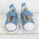Semicircks for dolls, sole length 5 cm, jeans color