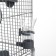 Birds Cage "Piggers" No. 105, collapsible, 3 sections, 58 x 40 x 126cm, gray