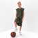 A set for a boy (T -shirt and shorts) minku, khaki color, height 122 cm