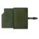 Organizer on the rings A6+, 80 sheets, leatherette, with a knife, a line, with a handle, in a gift box, green