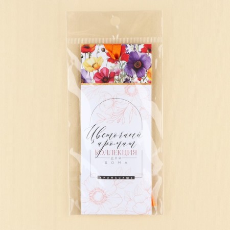 A flavor for a home (sache), Flower aroma, 6 x 14.5 cm.-3
