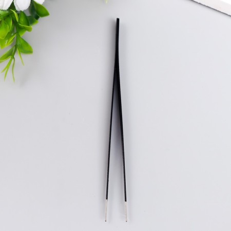 Pinzet for creativity straight "black" sharp 14x0.8 cm-1