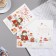 Postcard "New Year rushes to us!" glitter, snowman, 12.5x19.5 cm