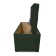 Puff with a lid and weight, 800 × 400 × 420 mm, Velur Dream, Forest color