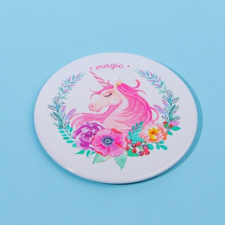 Mirror "unicorns", d = 7.5 cm, multi -colored-4