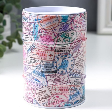 Piggy bank Metal Bank "Big Journey" 12x8x8 cm