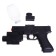 Pistol "Gravity", shoots gel bullets, battery 3.7v, 23 cm