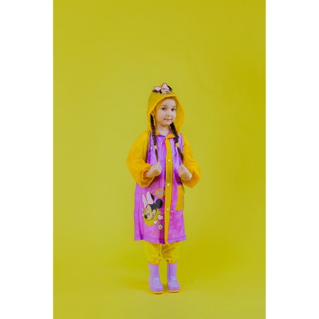 Children's raincoat, size m, 100-110 cm, Minnie Mouse-1
