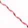 Plastic metallic tape, 1.2cm x 45m, red