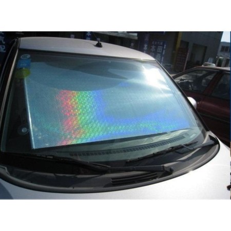 Car curtain for glass, sliding, 68 × 125 cm, chrome