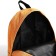 Youth backpack from lightning textiles, external pocket, orange color