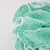 Body washcloth "gradient", 40 g, green color