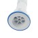 Hofrosiphon ORIO A-7015, 1 1/2 "x 40/50 mm, with a plastic grill d = 70 mm, l = 320-650 mm