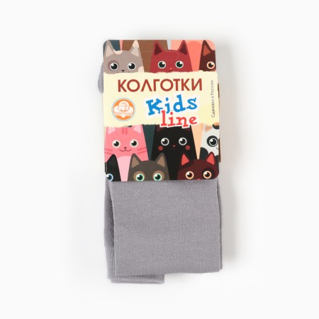 Pantyhose children, gray color, height 86-92 cm-3