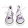 Doll sneakers, sole length 7.5 cm, purple color