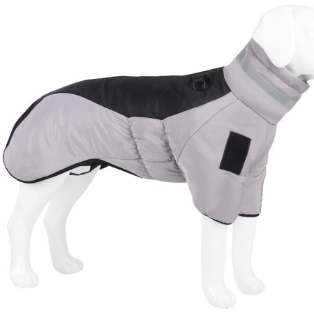 Jacket for large dogs, membrane, 4XL (DS 55, Osh 53, OG 73cm), gray-black-2