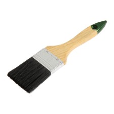 Brush flat scrap, mixed bristles, wooden handle, 2 