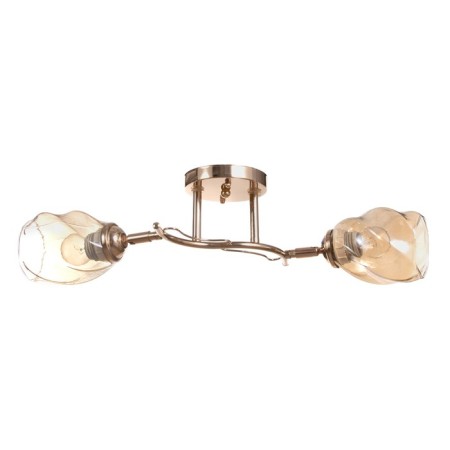 LUSTER "LOIS" 2x40W E27 gold 50x50x22cm-3