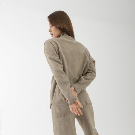 Knitted suit SL, 42-44, coffee-7