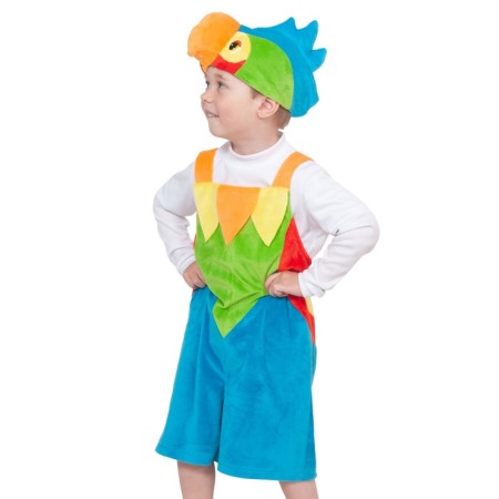 Carnival costume "Parrot", Plus, 3-6 years old, height 92-122 cm